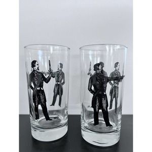 Spirits 12-Ounce Dueling Drinking Glasses - Set of 2- Spitfire Girl SFG